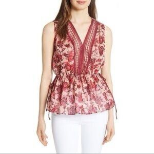 Kate Spade Broome Street Paisley Blossom Top